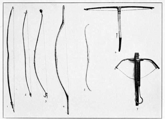 Bowstrings used on bow and arrows and crossbows traditionally were made of animal tendons.  raw meat.