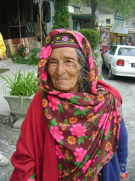 old woman living in hunza valley elevation altitude