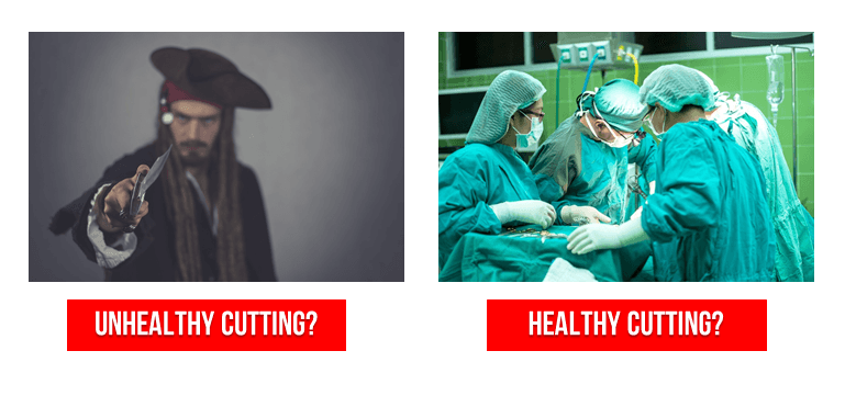 healthy cutting unhealthy cutting? history of cancer surgery