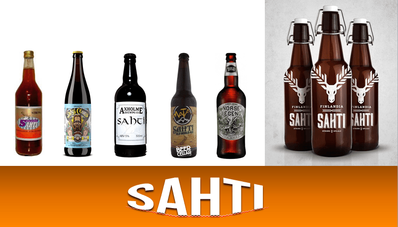 Sahti beer, hops and beer